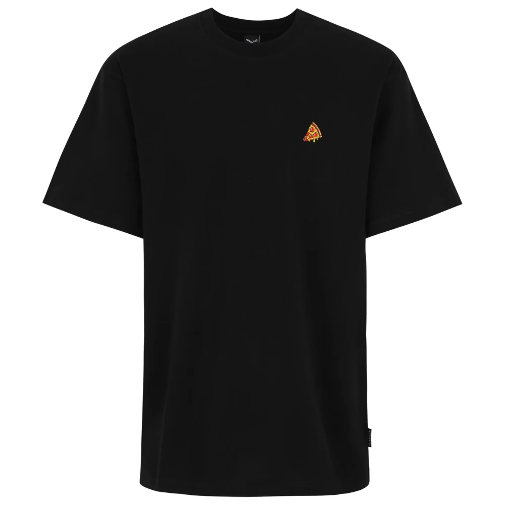 Pizza Slice T-shirt Black