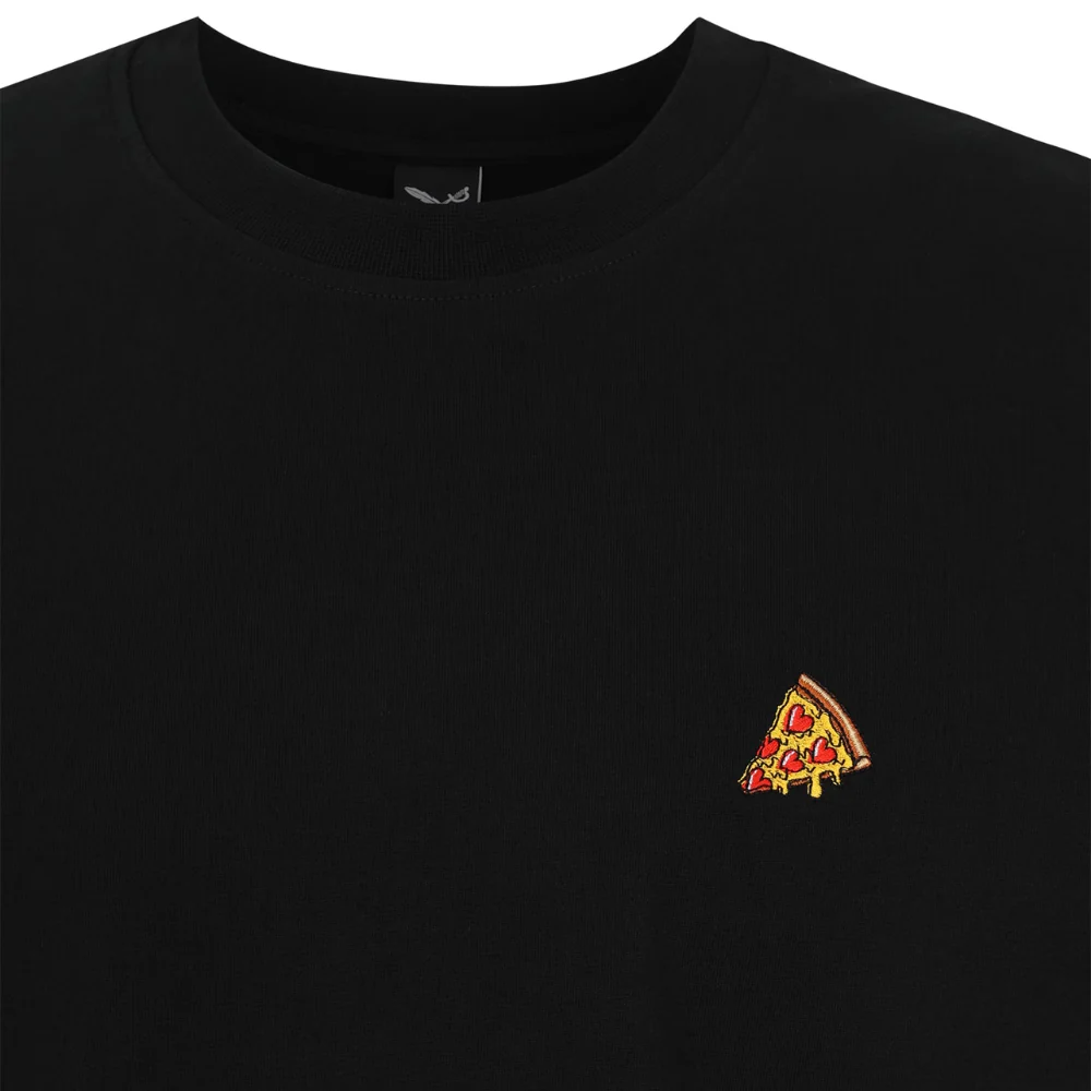 Pizza Slice T-shirt Black - Image 2