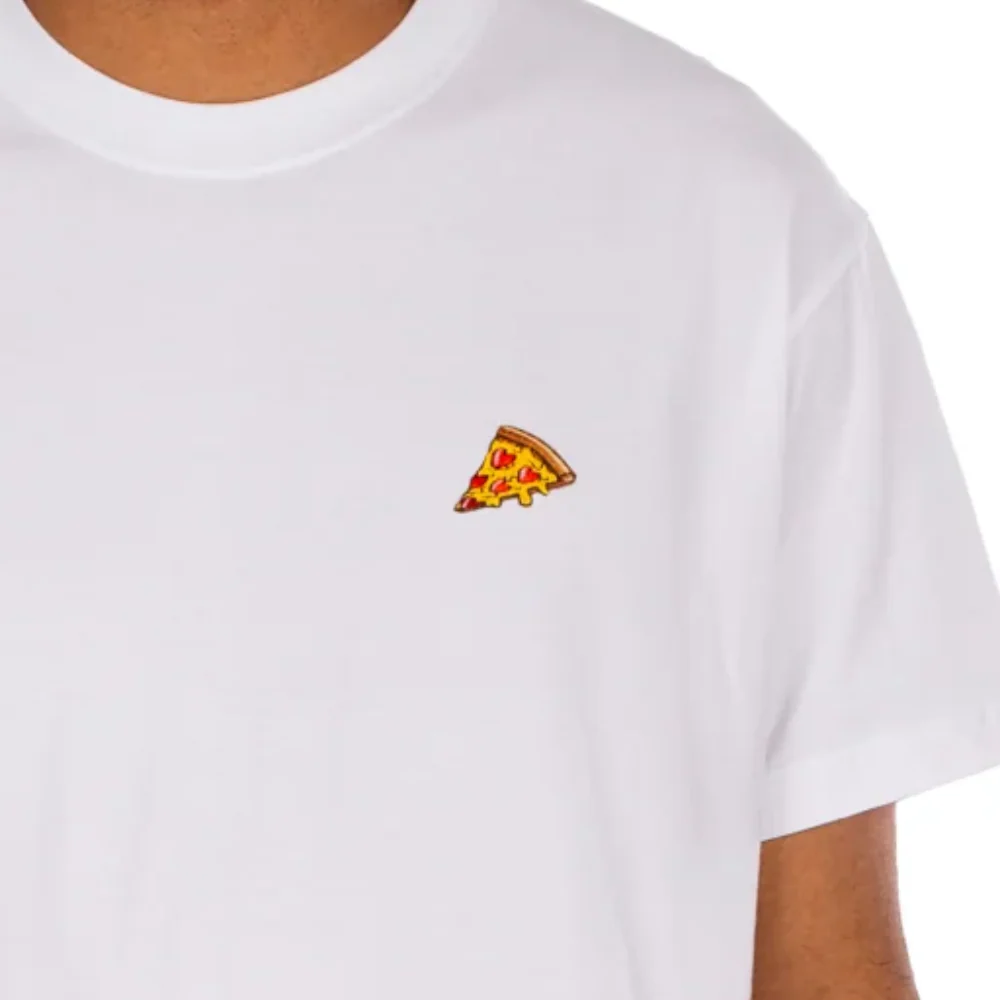 Pizza Slice T-shirt White - Image 3