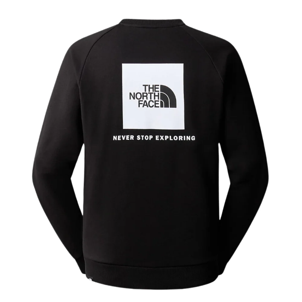 Raglan Redbox Crew Sweatshirt TNF Black - Image 4