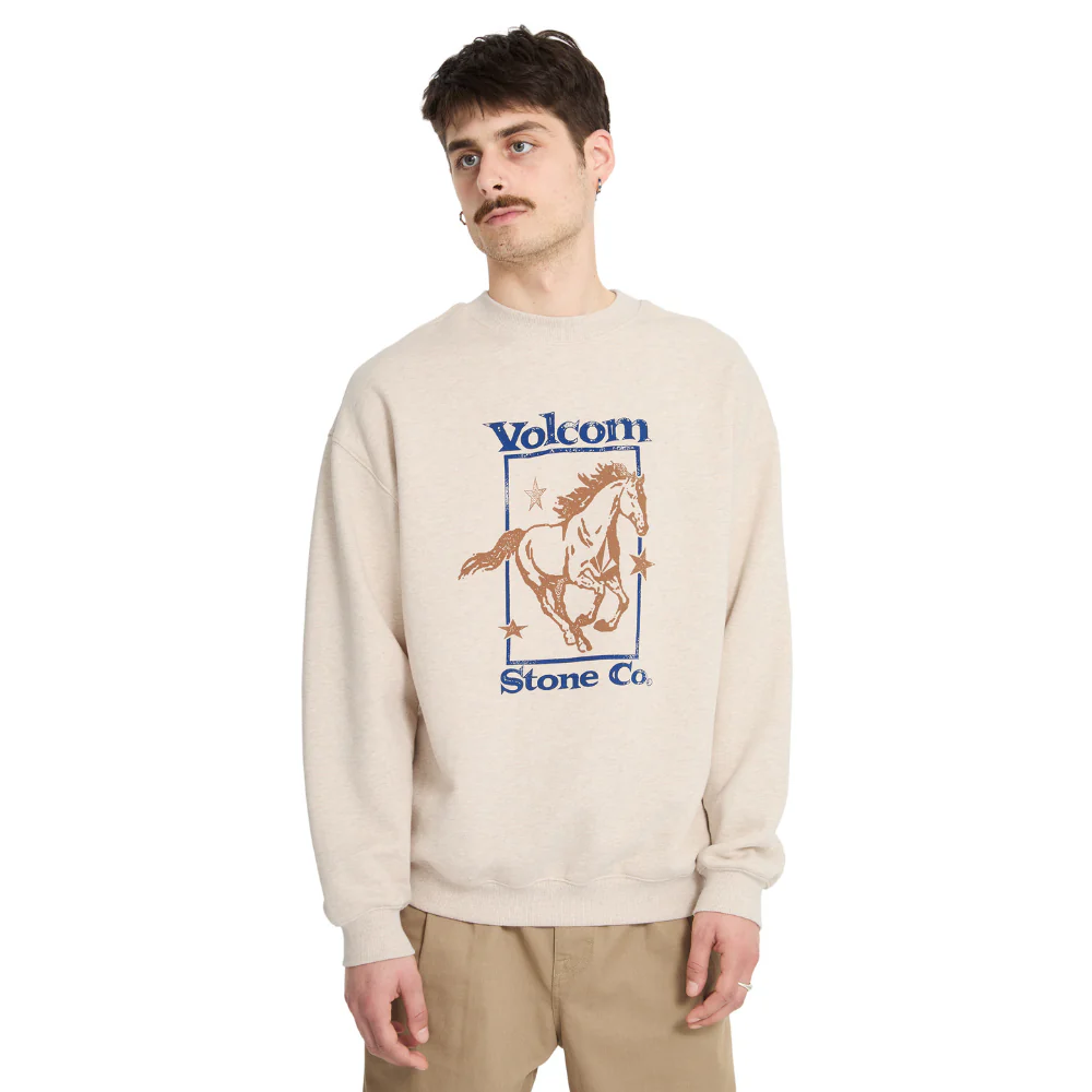 Recto Verso Crewneck Dust Heather