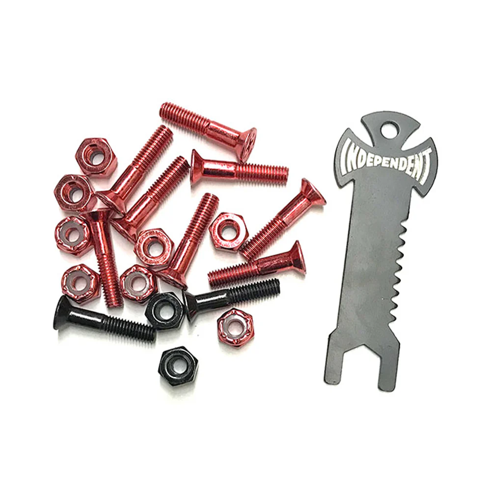 Red/Black 1" Phillips Hardware Set With Tool - Image 2