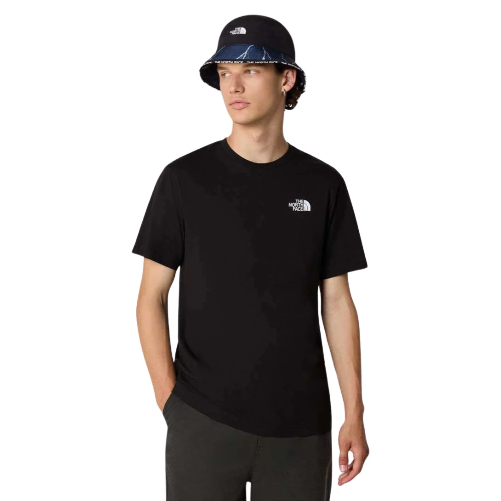 Redbox T-shirt TNF Black/Summit Navy/TNF Lightening Print - Image 2