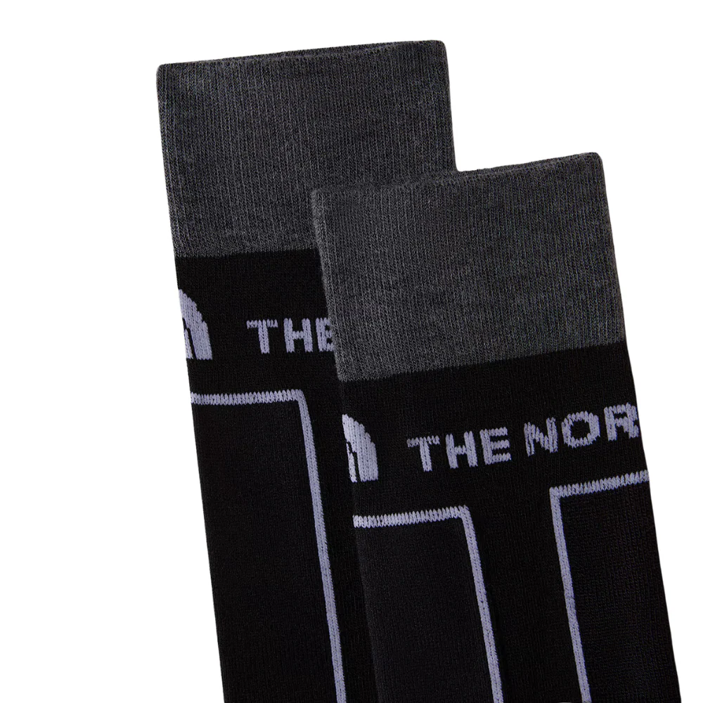 Resort Snowboard Socks TNF Black/Monument Grey - Image 3
