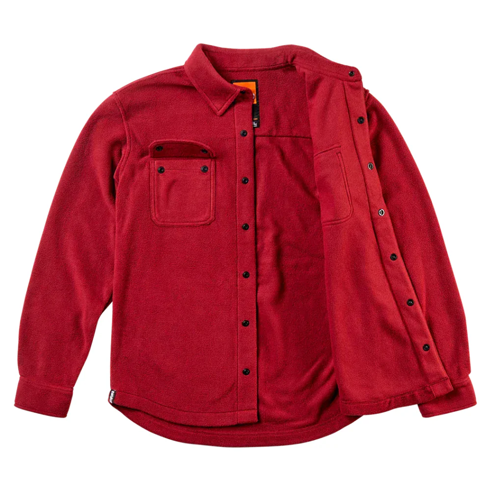 Rest Stop Fleece Shirt Brick - Image 3