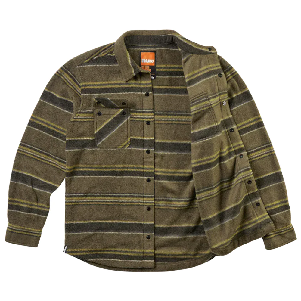 Rest Stop Fleece Shirt Tobacco - Image 3