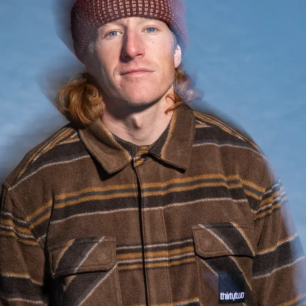Rest Stop Fleece Shirt Tobacco - Image 4