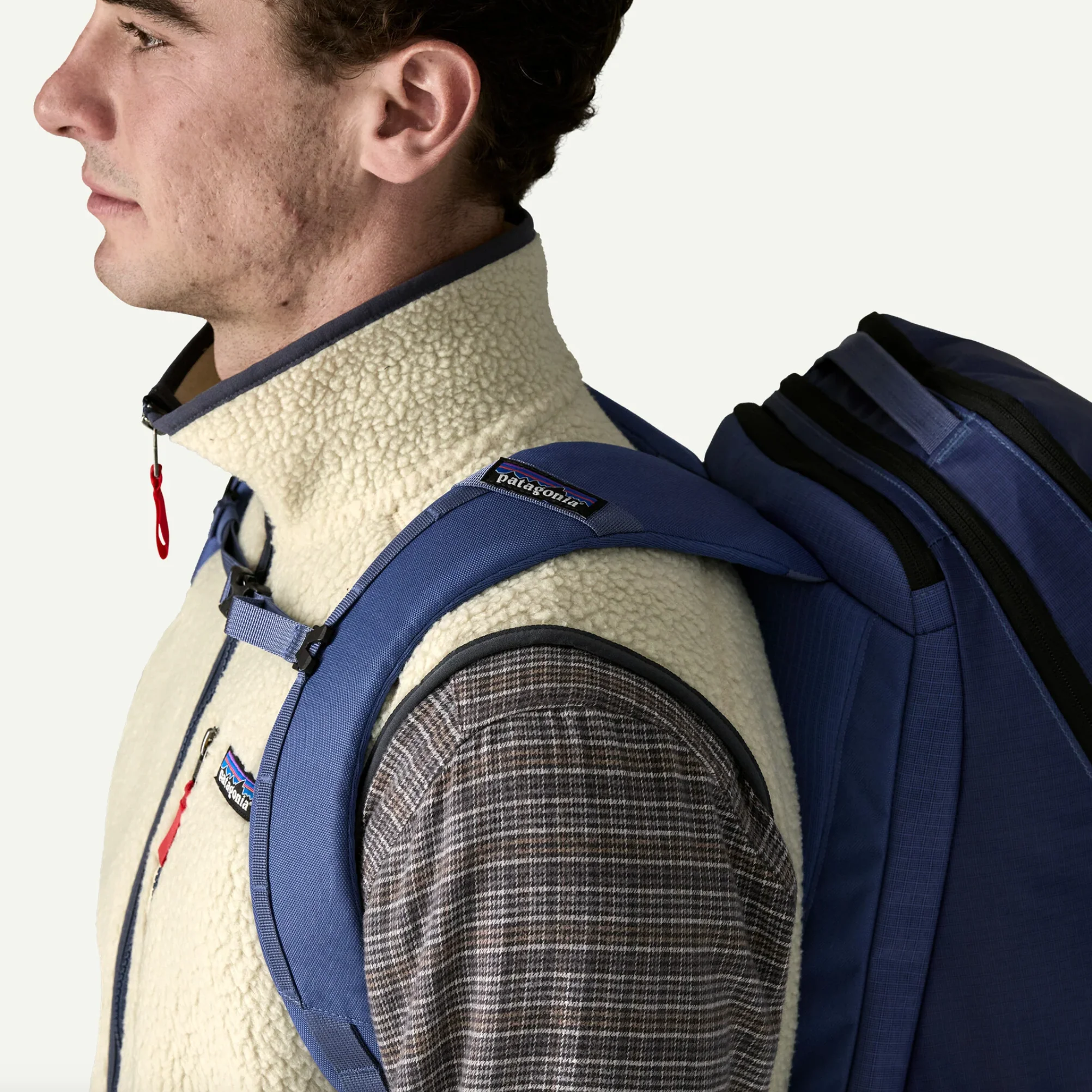 Retro Pile Fleece Vest Black/ Forge Grey - Image 7
