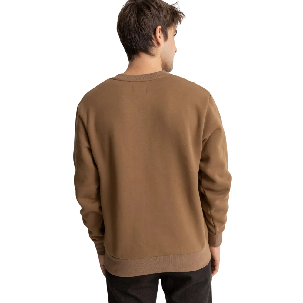 Heavyweight Fleece Crew Tobacco - Image 2