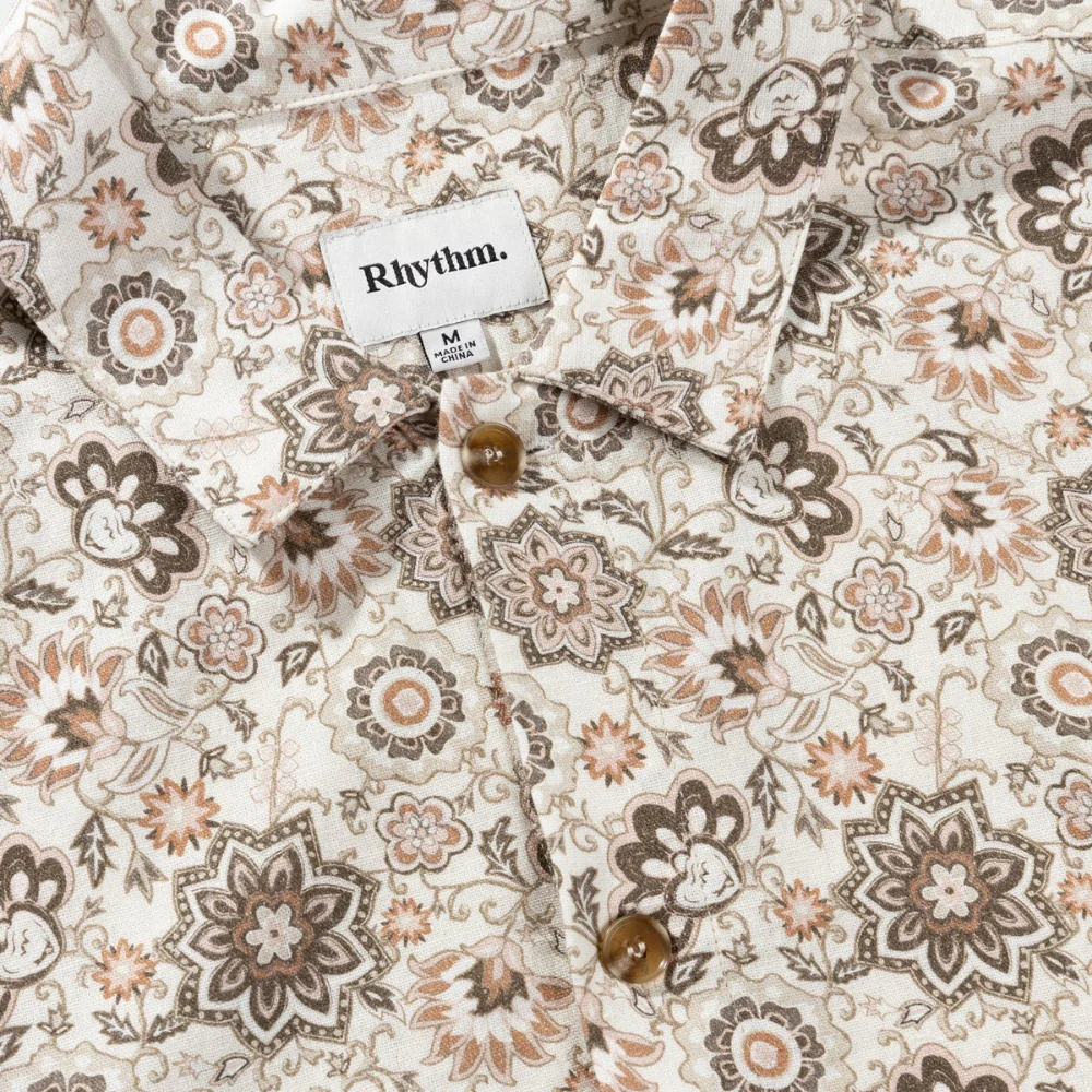 Raya Paisley Shirt Natural - Image 3