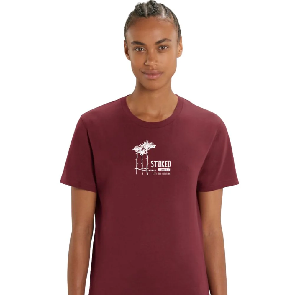Ride Together T-shirt Burgundy - Image 2