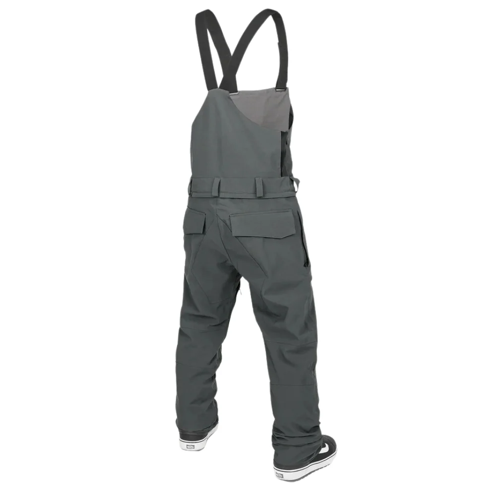 Roan Snowboard Bib Overall Charcoal - Image 2