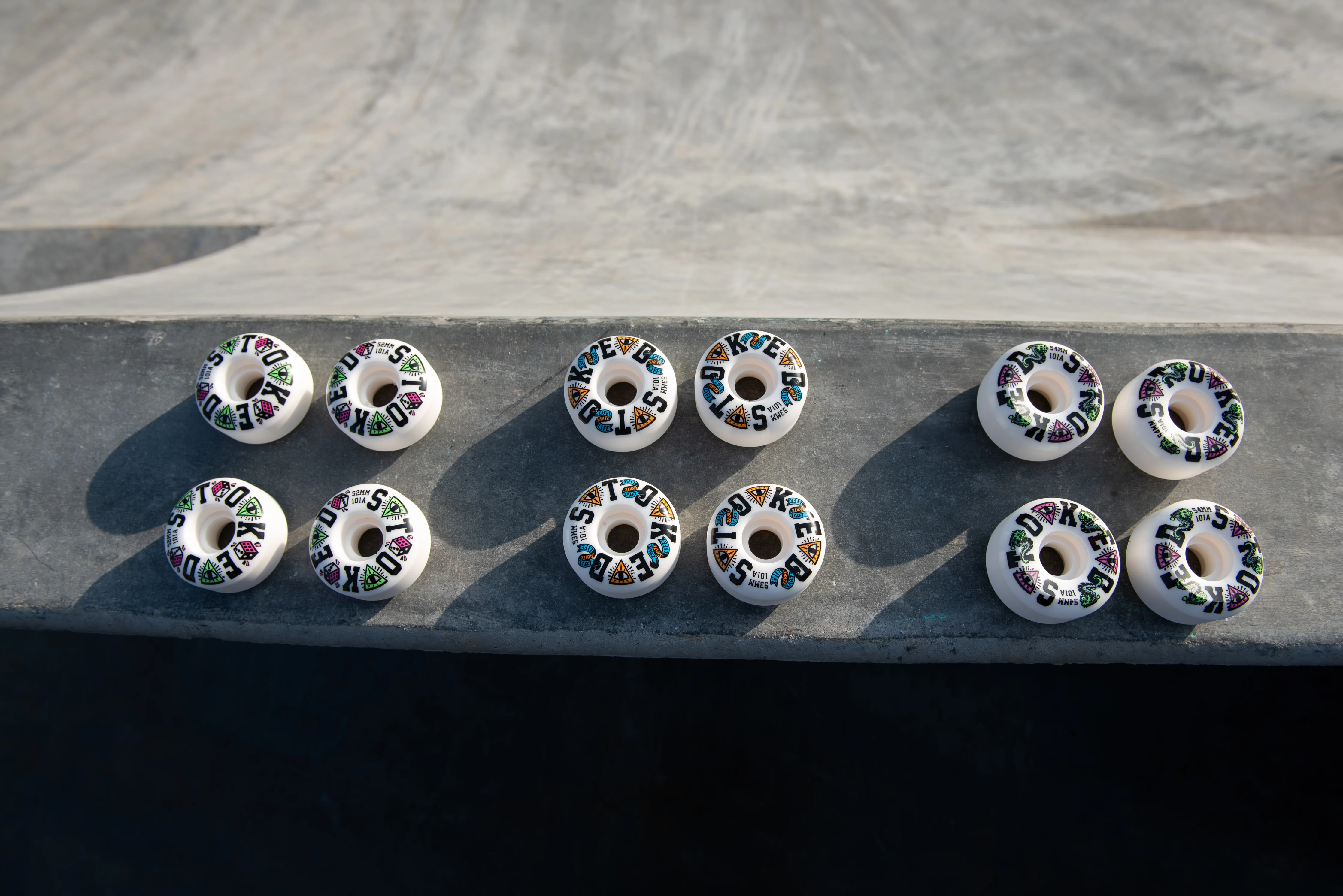 S1 Illuminati 101a Dice 52mm Skateboard Wheels - Image 5