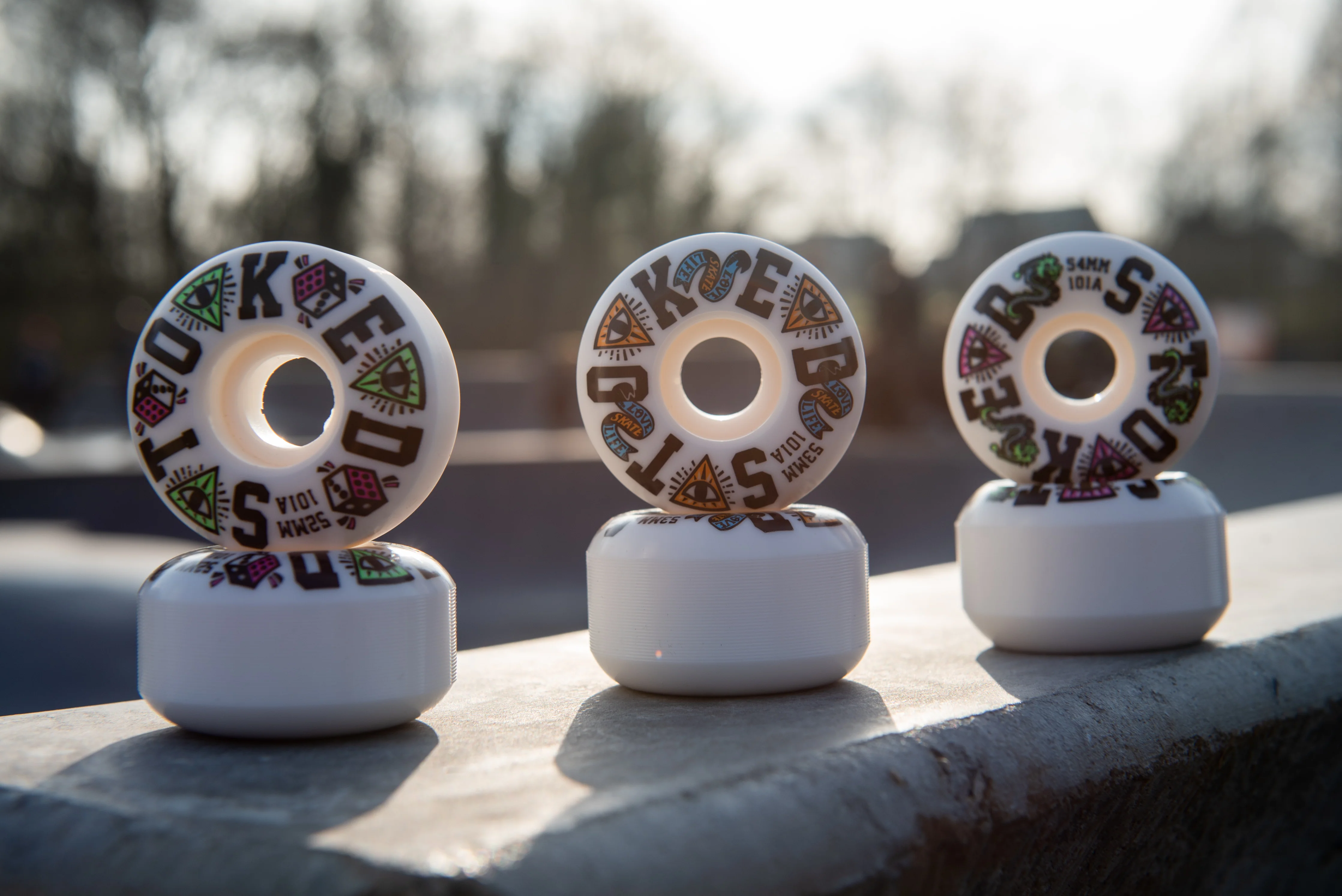 S1 Illuminati 101a Dice 52mm Skateboard Wheels - Image 7