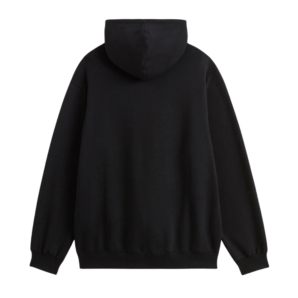 Salton Loose Full Zip Hoodie Black - Image 2