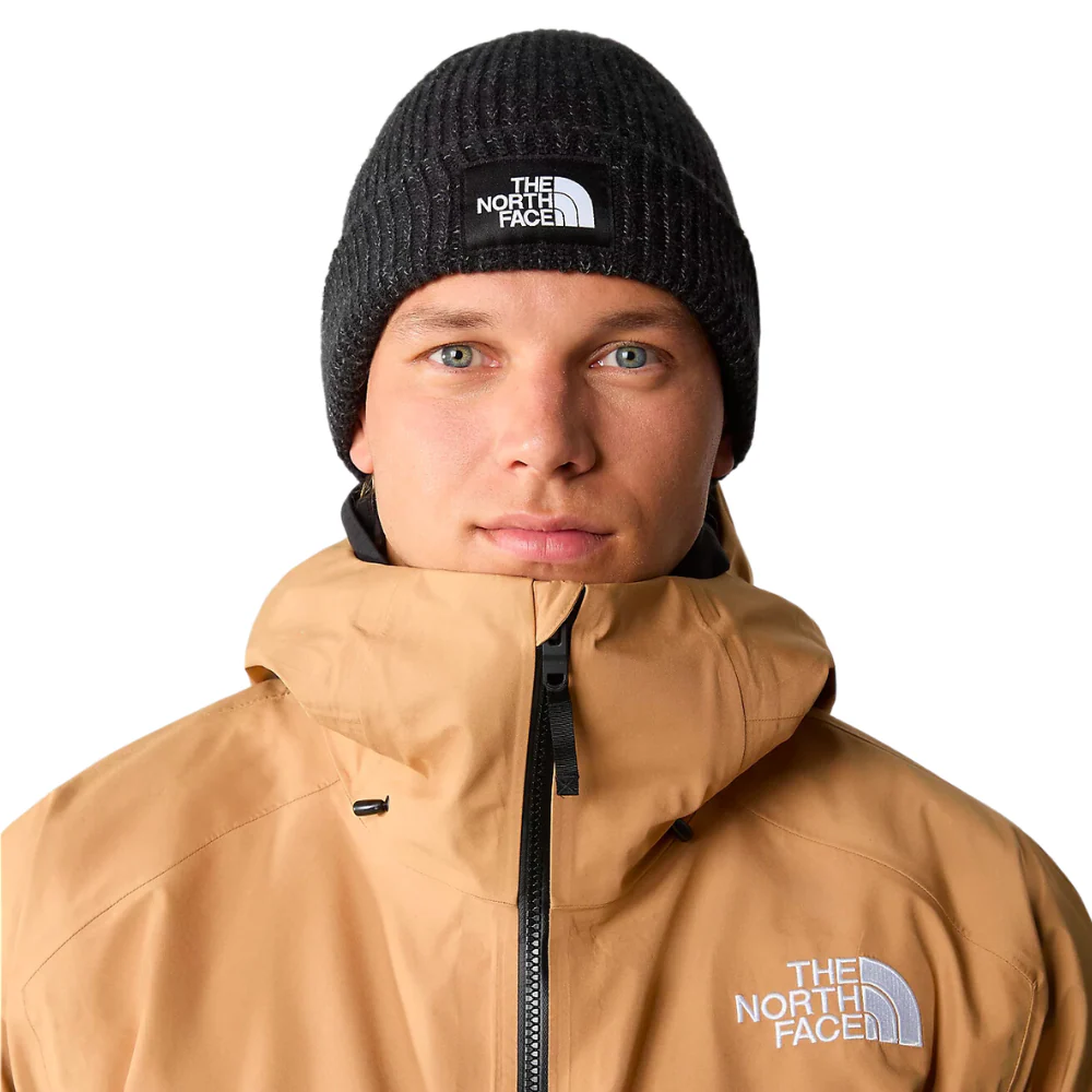 Salty Lined Regular Beanie TNF Black - Image 2