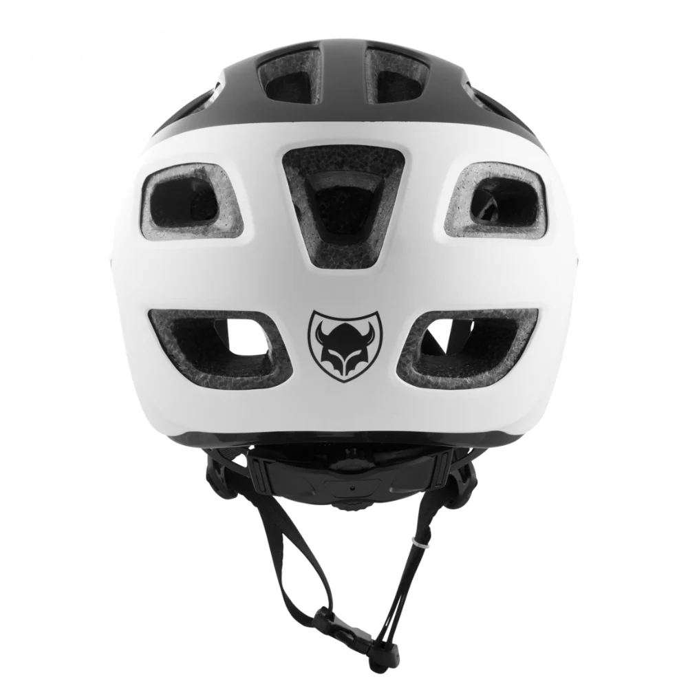 Seek Graphic Design Block White-Black MTB Helm - Image 3