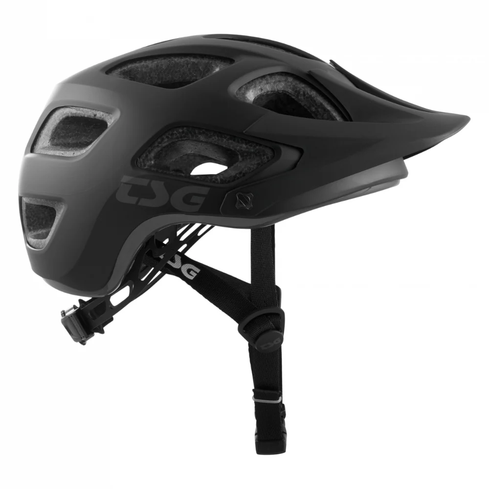 Seek Solid Color Satin Black MTB Helm - Image 2