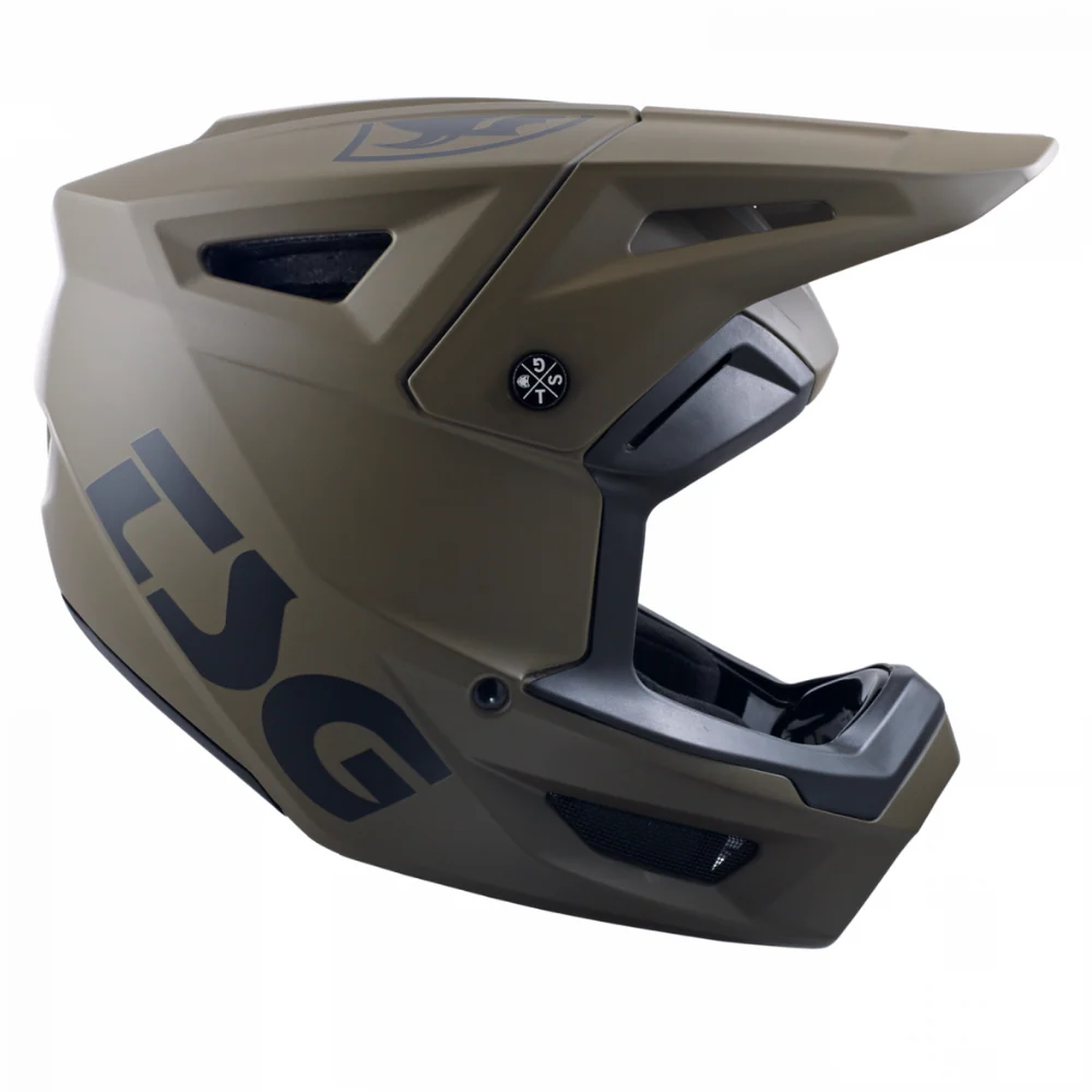 Sentinel Solid Color Satin Olive MTB Helm - Image 2