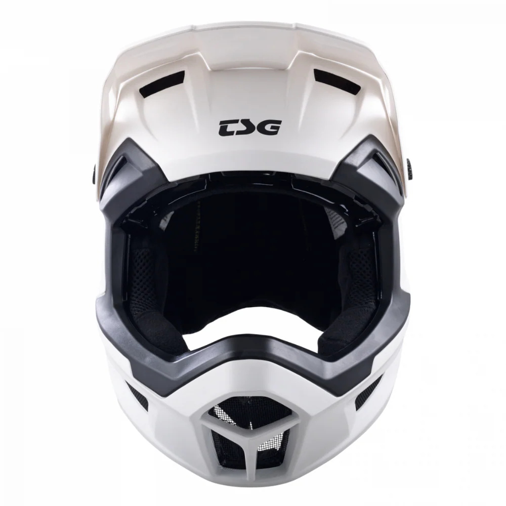 Sentinel Solid Color Satin White MTB Helm - Image 4