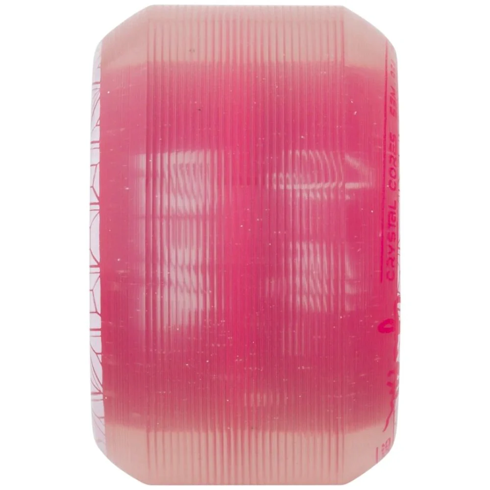 Shanahan Crystal Cores 95a 53mm Red/Clear Skateboard Wheels - Image 2