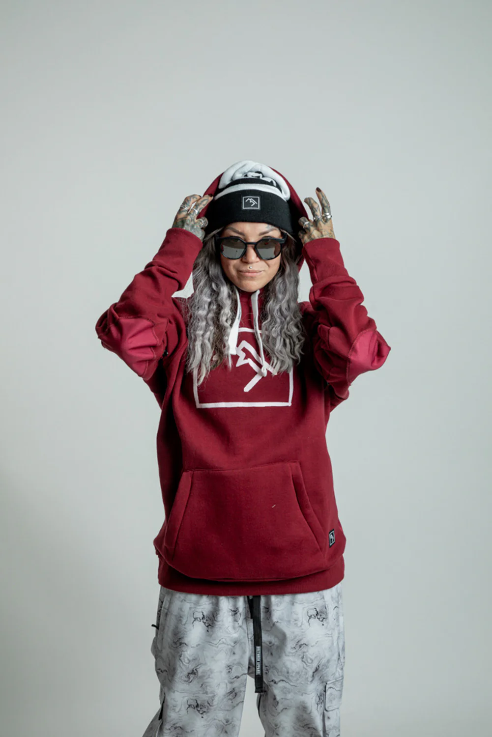 Shredduh Hoodie 2.0 Earthed Maroon - Image 10