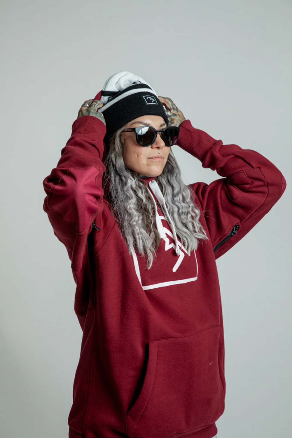 Shredduh Hoodie 2.0 Earthed Maroon - Image 15