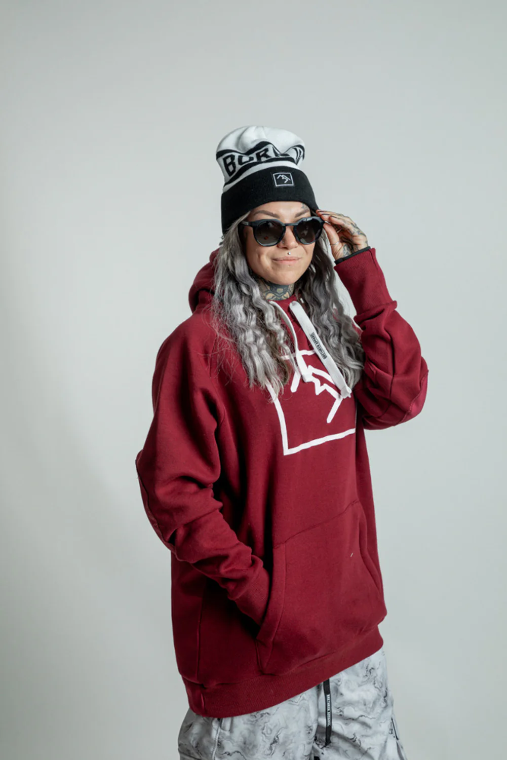 Shredduh Hoodie 2.0 Earthed Maroon - Image 17