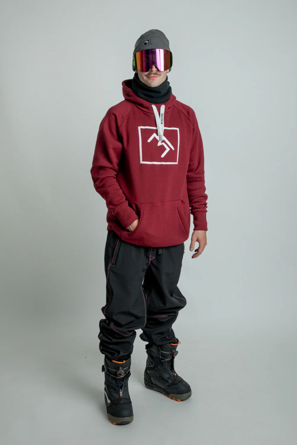 Shredduh Hoodie 2.0 Earthed Maroon - Image 24