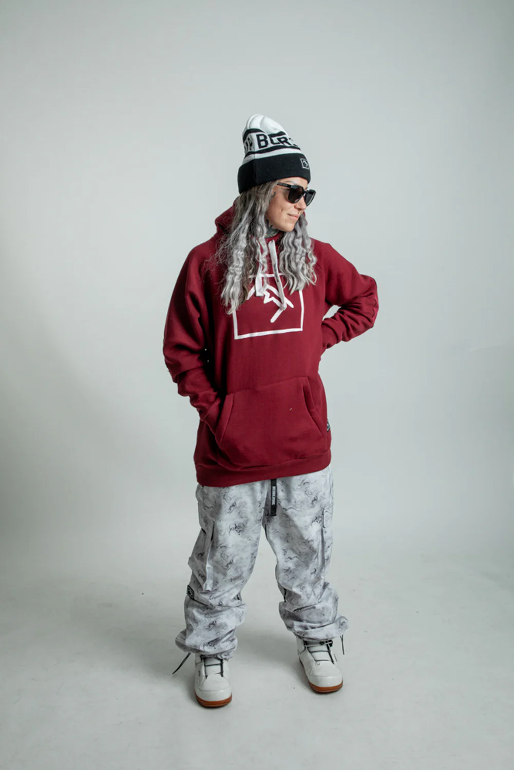 Shredduh Hoodie 2.0 Earthed Maroon - Image 32