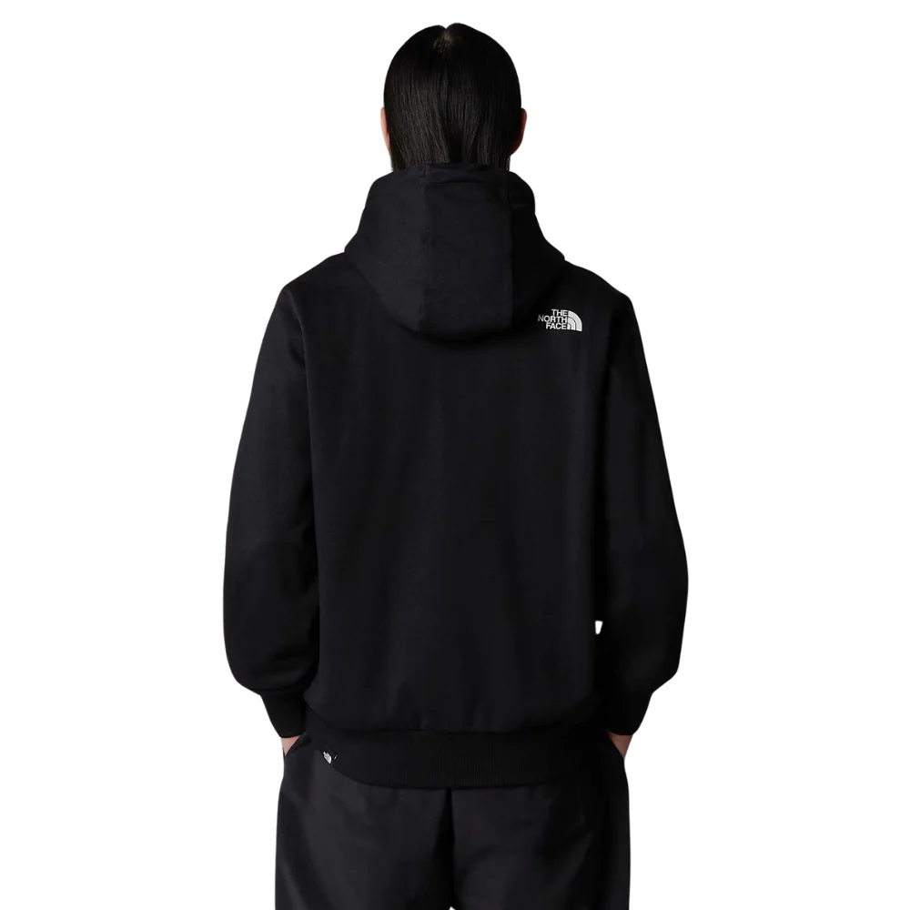 Simple Dome Full Zip Hoodie TNF Black - Image 2
