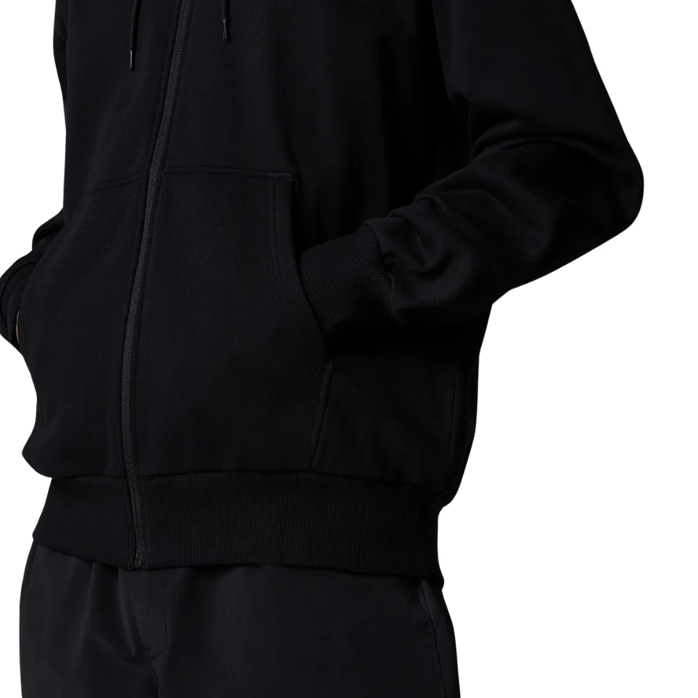Simple Dome Full Zip Hoodie TNF Black - Image 6