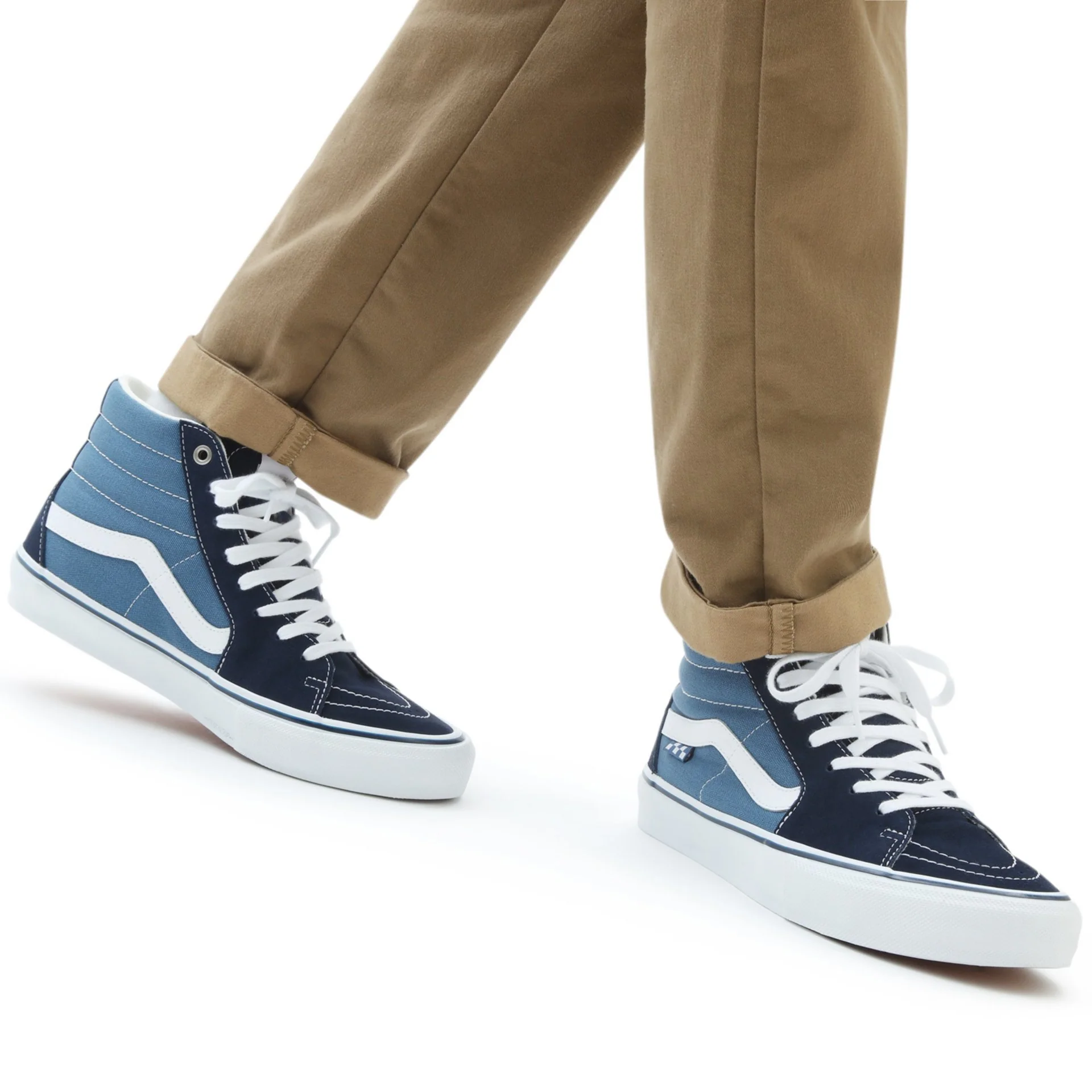 Skate Sk8-Hi Navy/White - Image 4