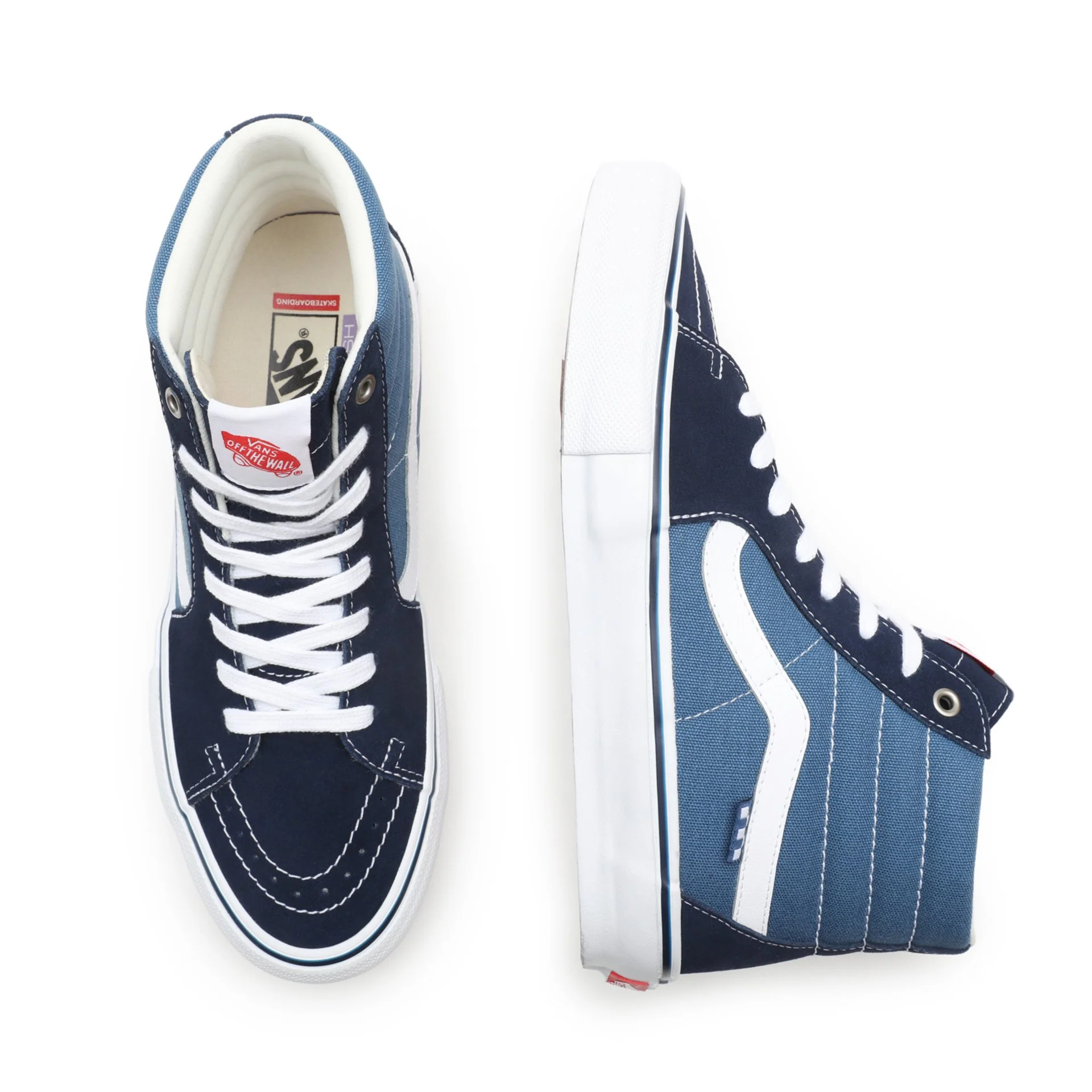 Skate Sk8-Hi Navy/White - Image 5