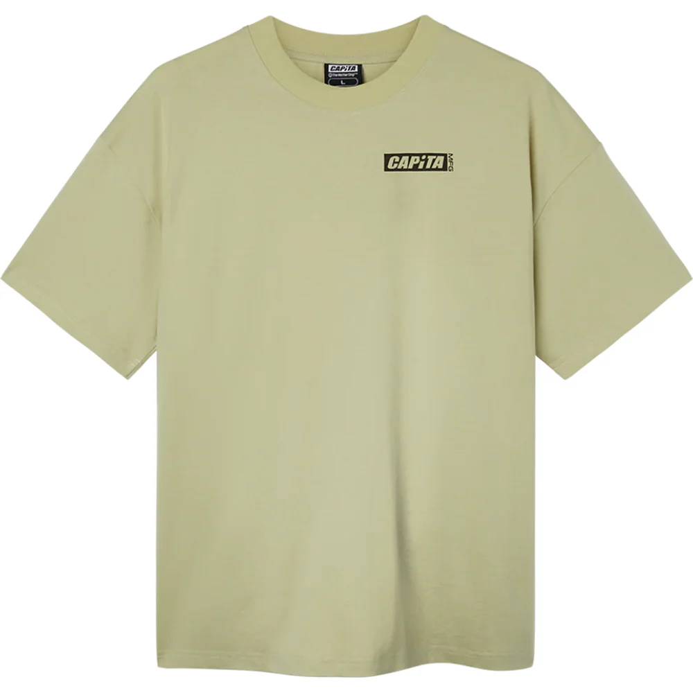 Skull T-Shirt Light Sage - Image 2