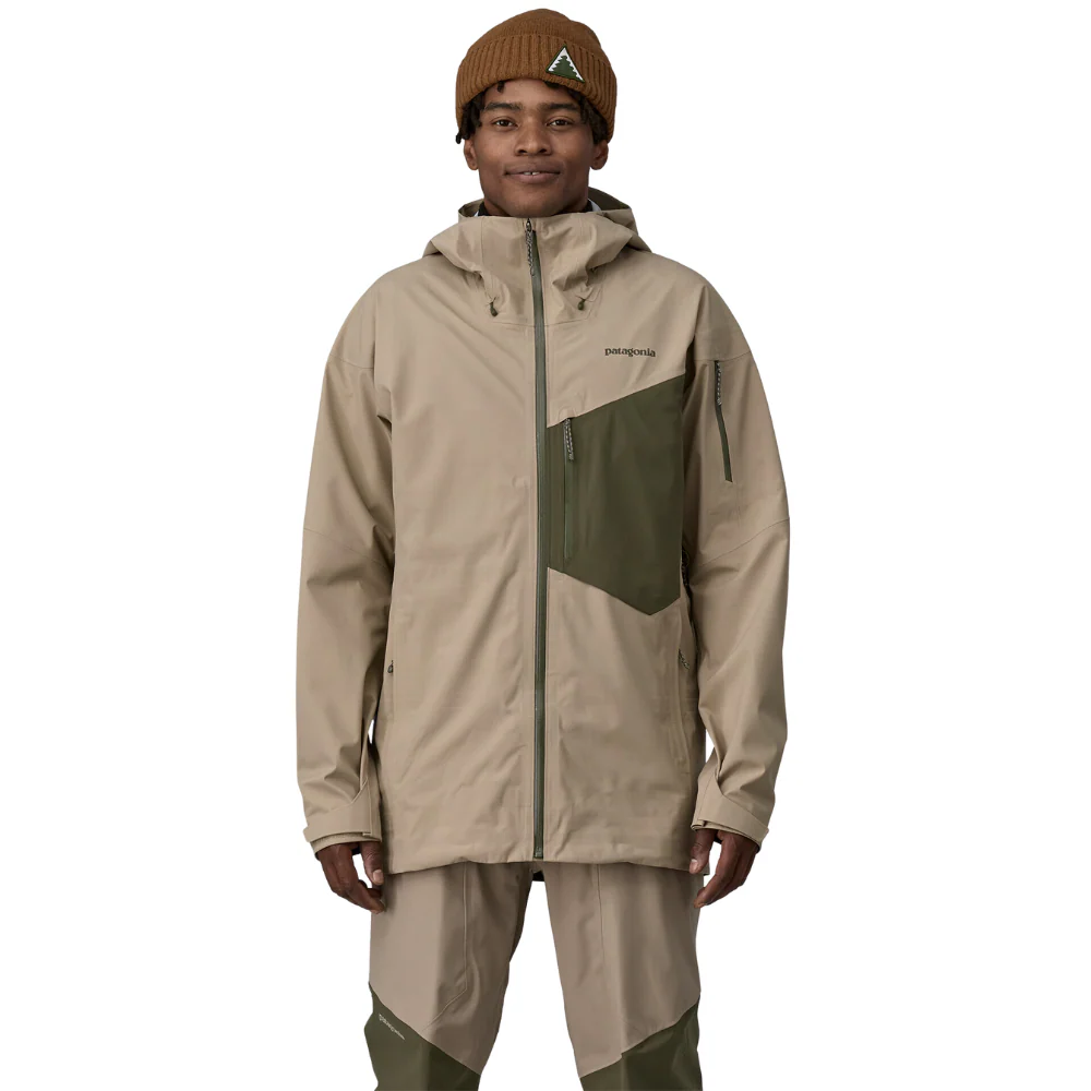 SnowDrifter Snowboard Jacket Seabird Grey - Image 2