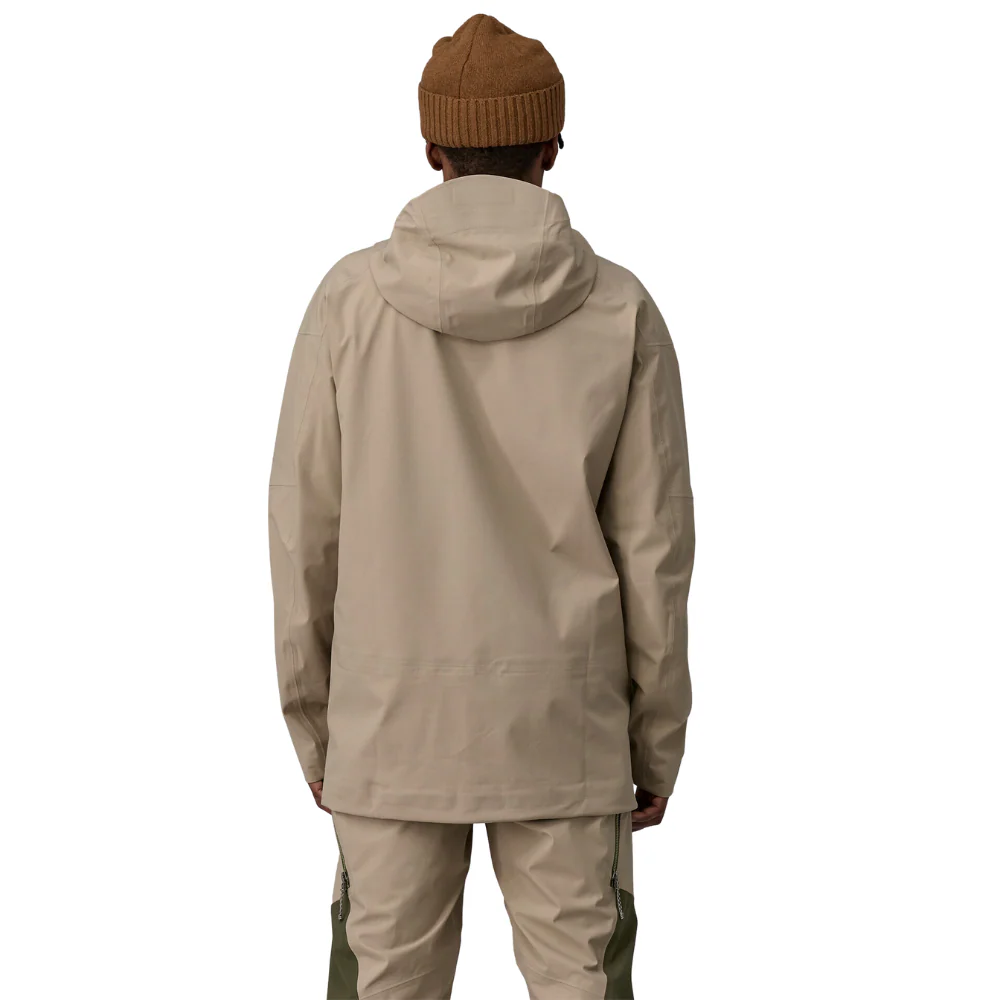 SnowDrifter Snowboard Jacket Seabird Grey - Image 3