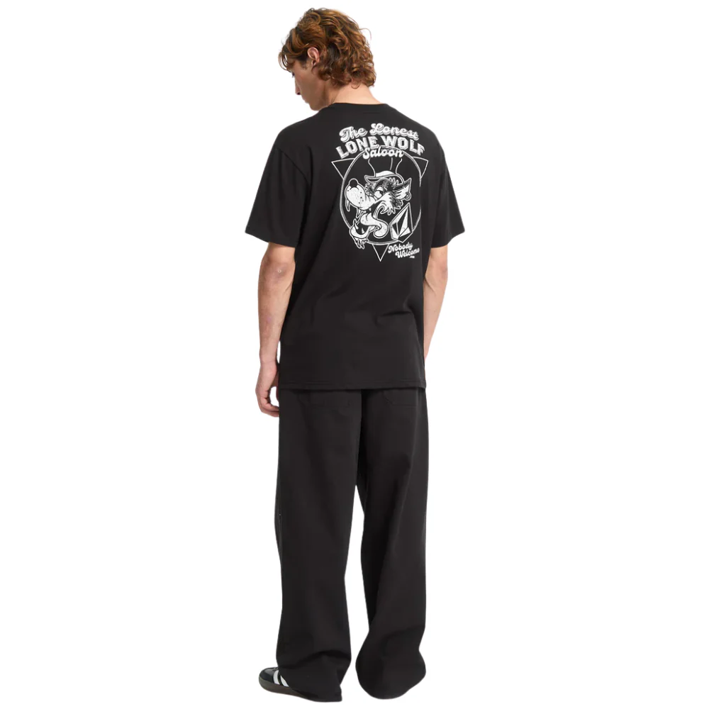 Solo Wolf T-Shirt Black - Image 4