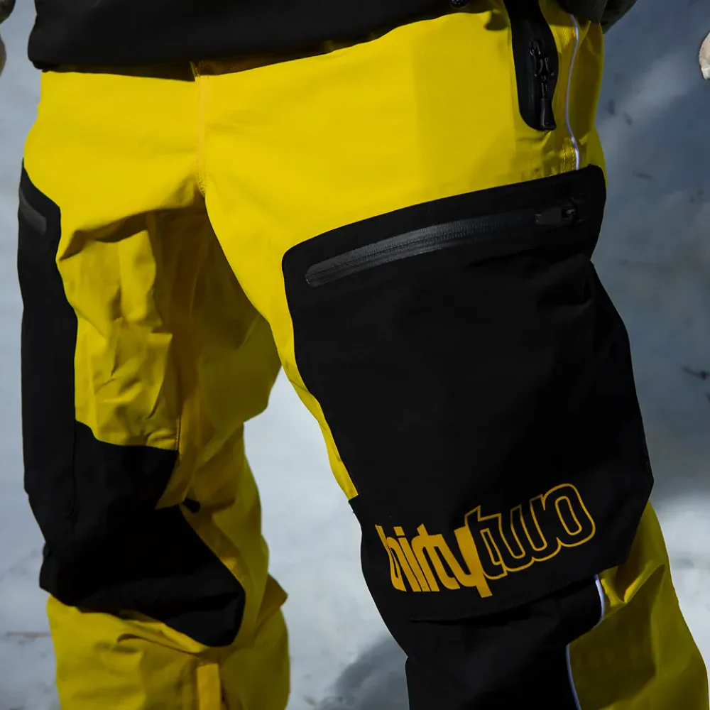 Sono Xlt X Walker Snowboard Pants Black/Yellow - Image 4