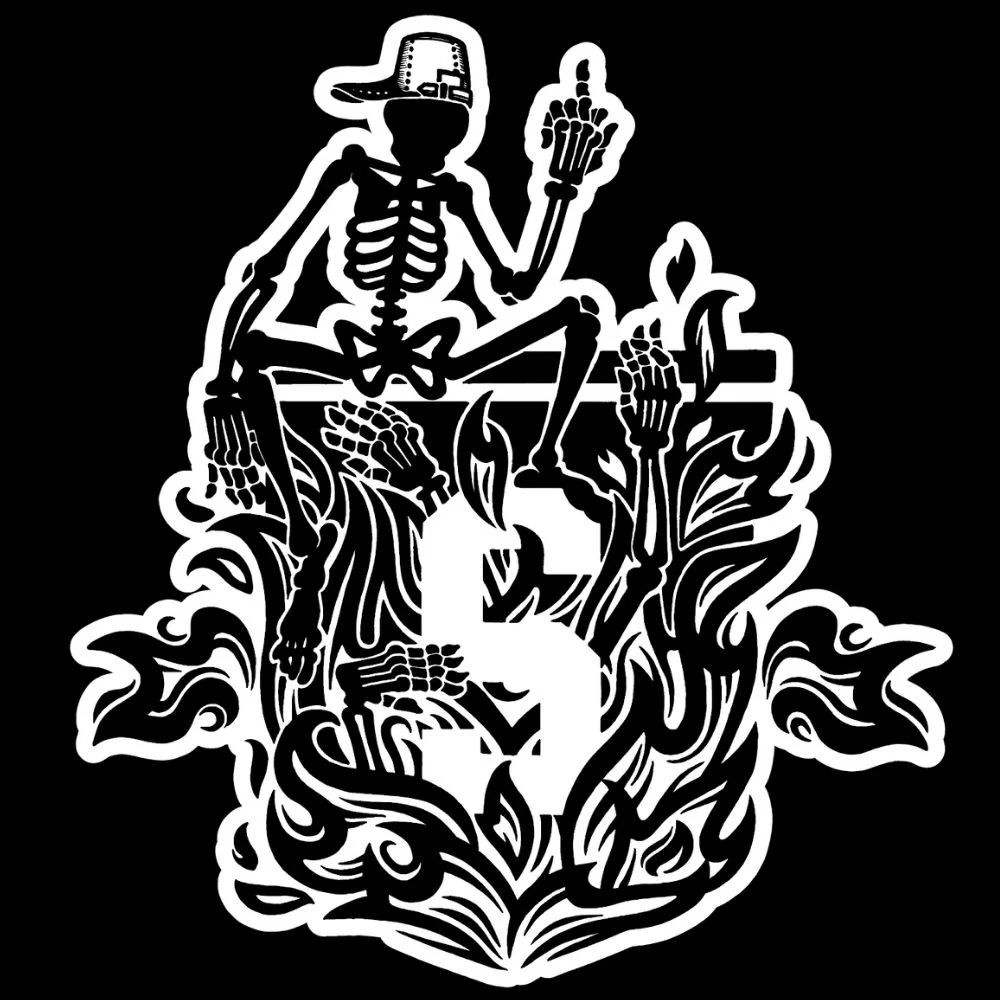 Stoked Burn Baby Black Griptape - Image 2
