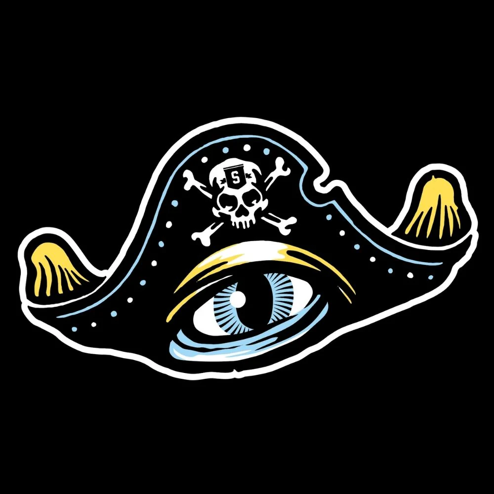 Stoked Captains Hat Black Griptape - Image 2