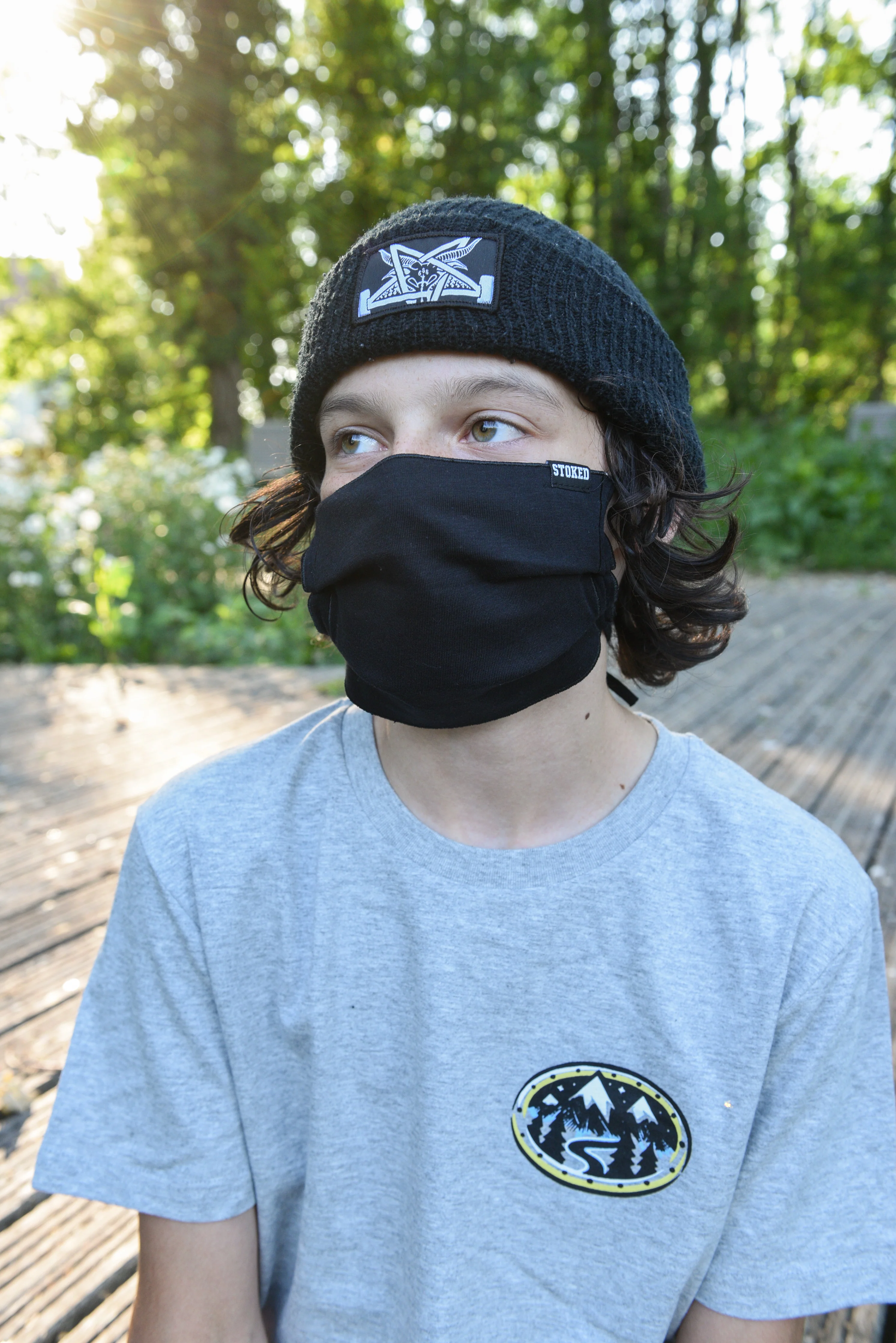 Stoked Facemask Black - Image 6