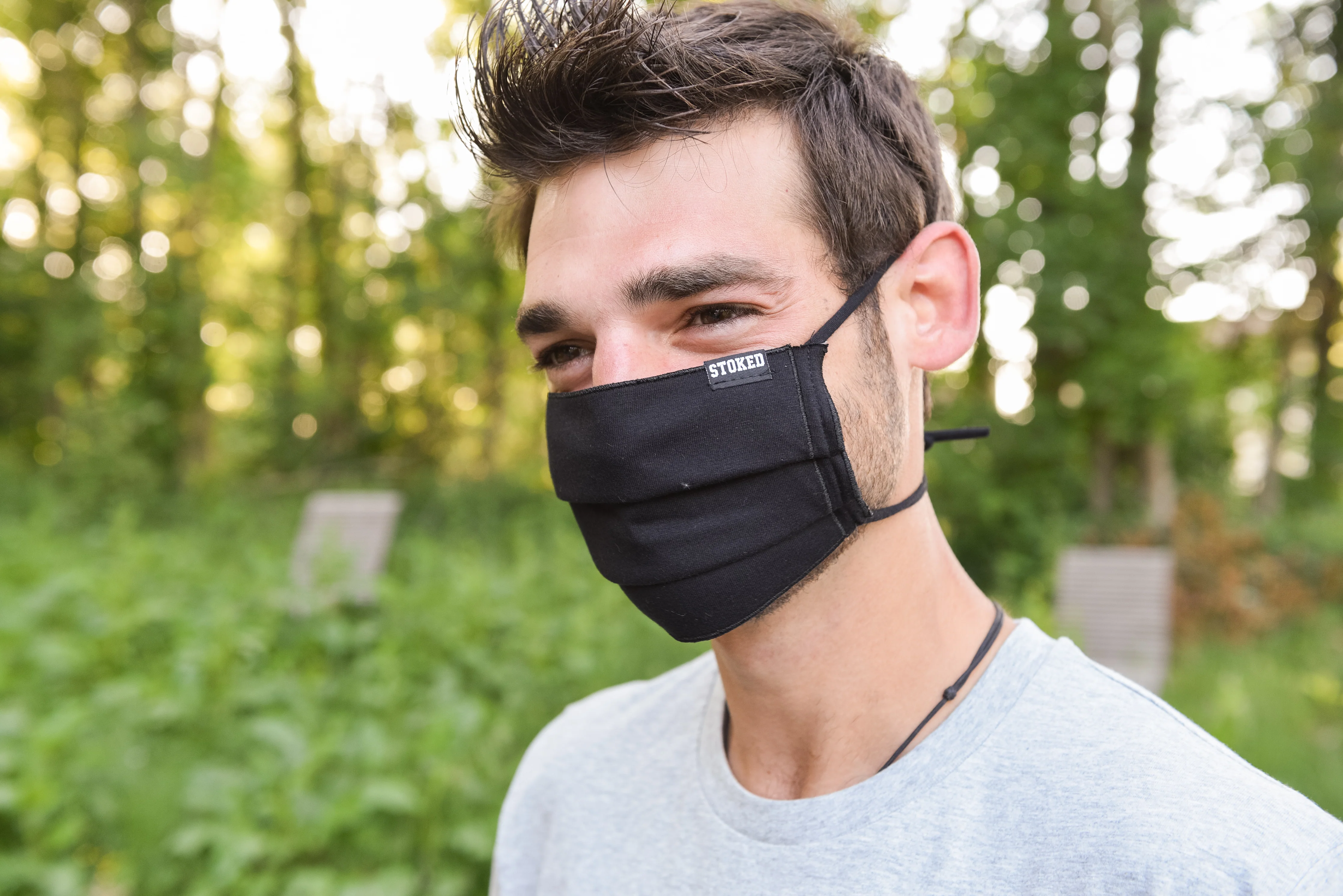 Stoked Facemask Black - Image 8