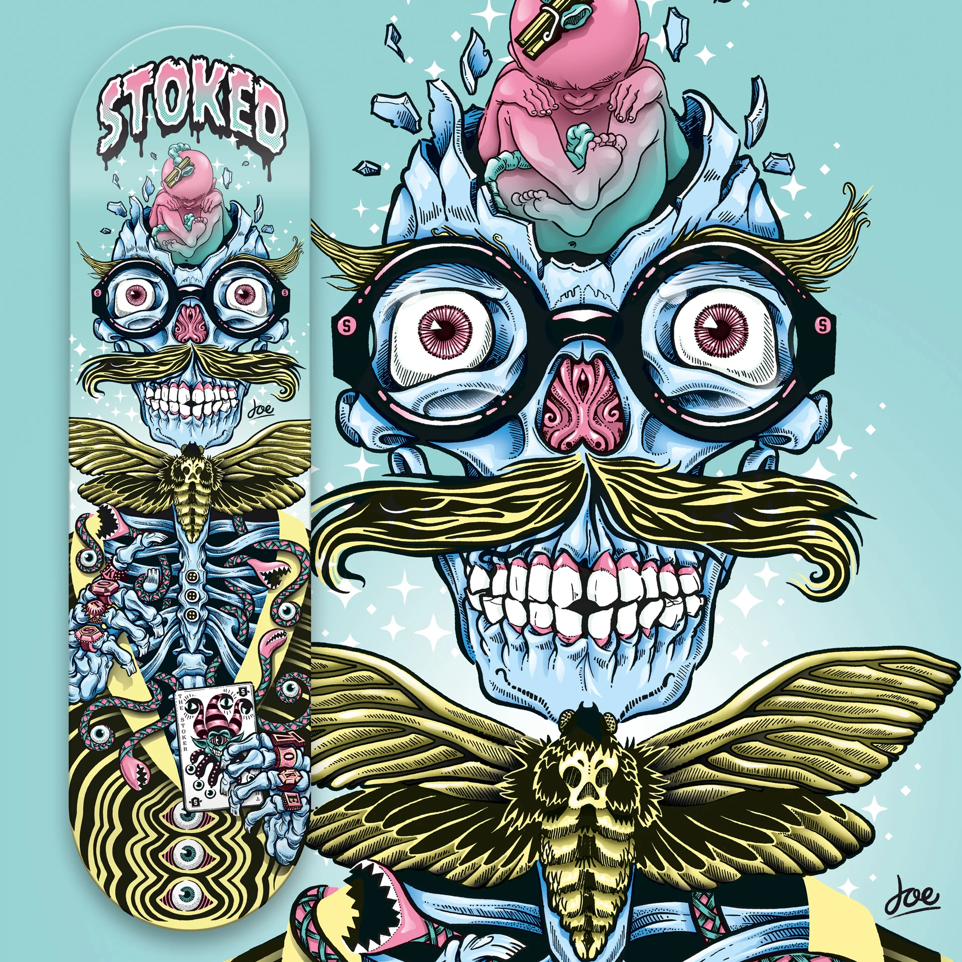 The Stoker Skateboard Deck - Image 2