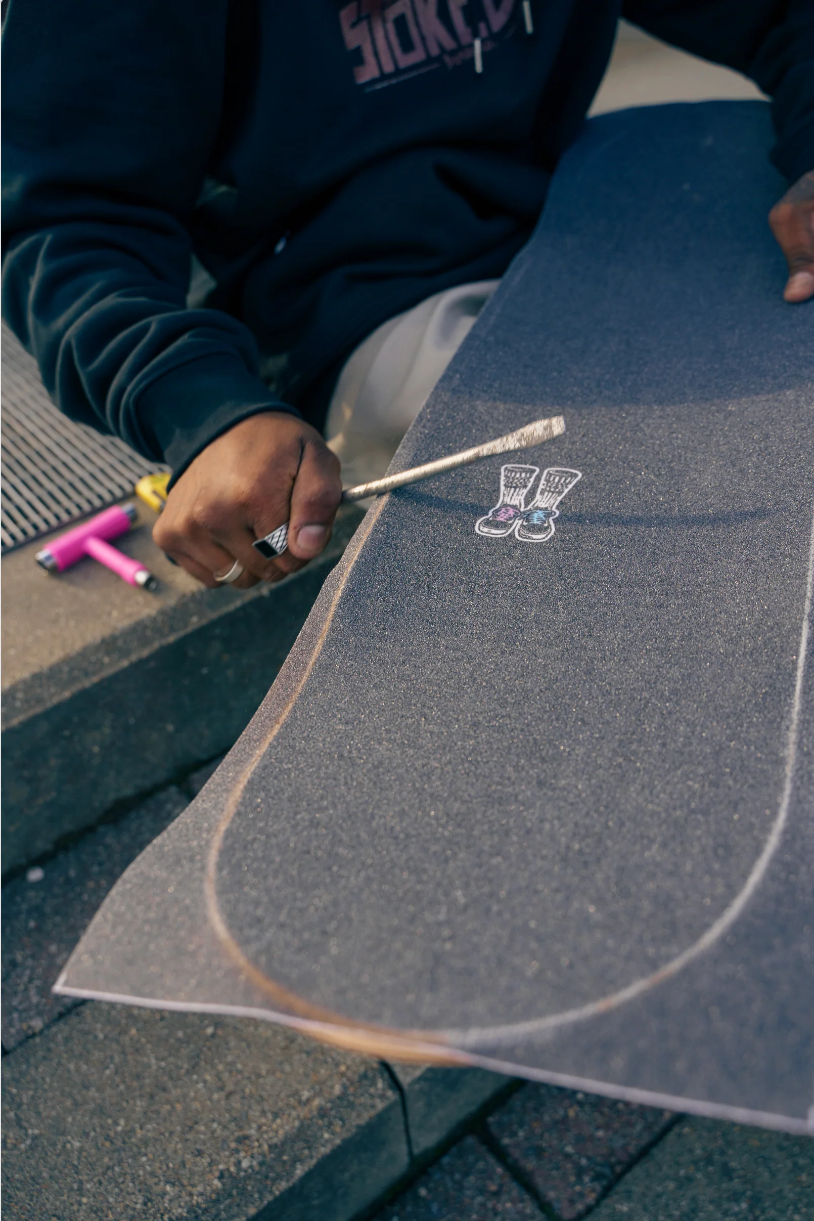 Stoked Vans Black Griptape - Image 3