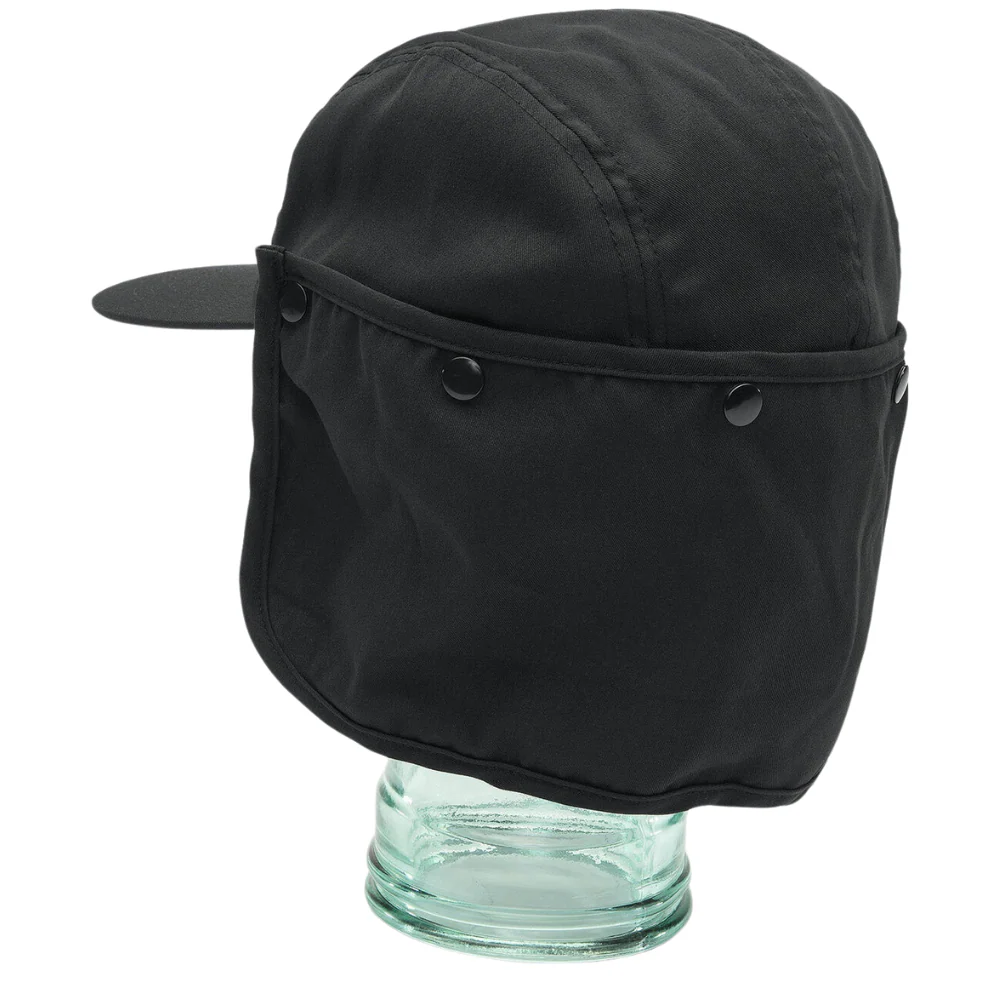 Stone Trip Flap Cap Black - Image 5