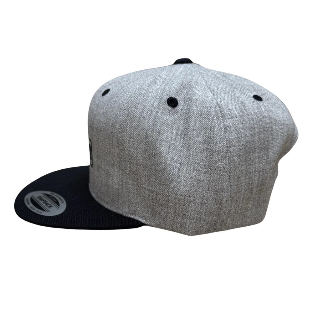 Streetcore box logo Snapback Cap Sport Grey / Black - Image 2