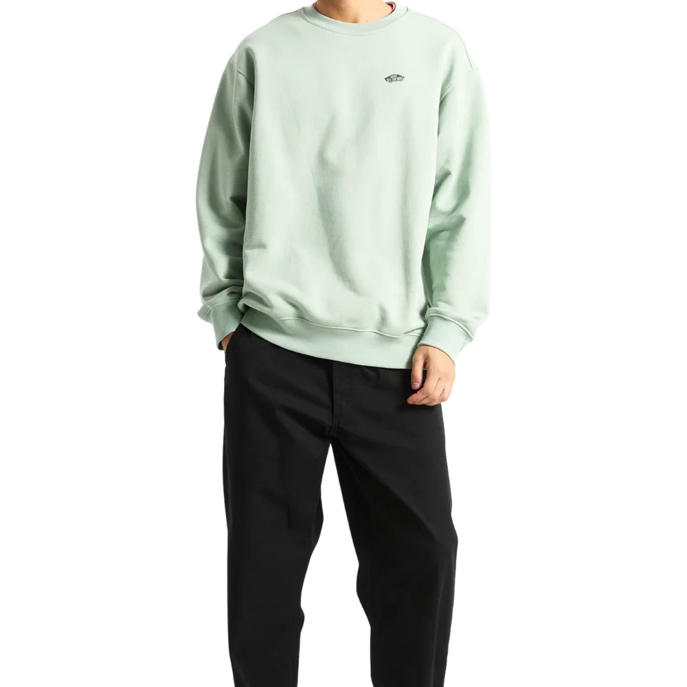Style 76 II Loose Fit Crewneck Gray Olive - Image 4