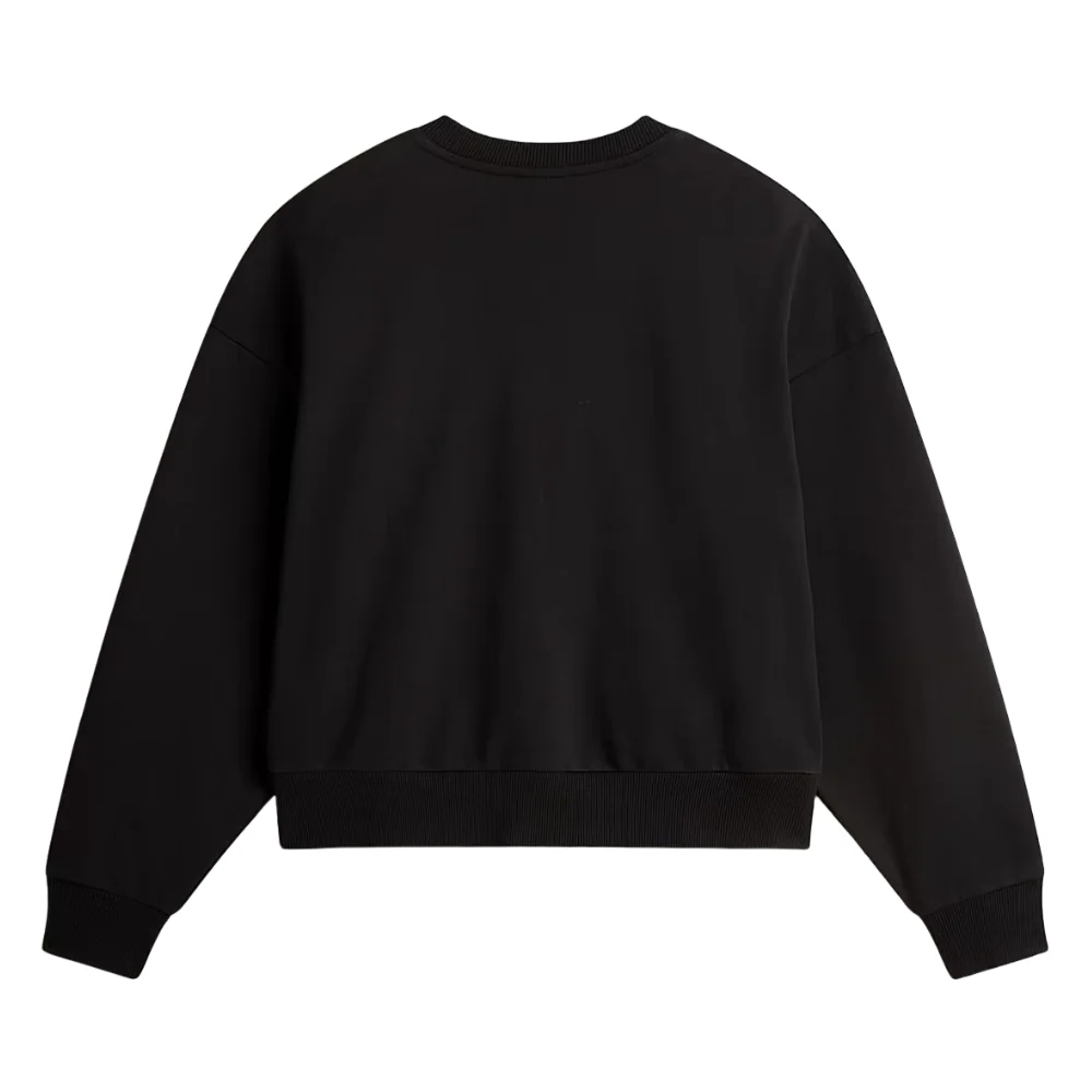 Style 76 II Loose Fit Crewneck Black/White - Image 2