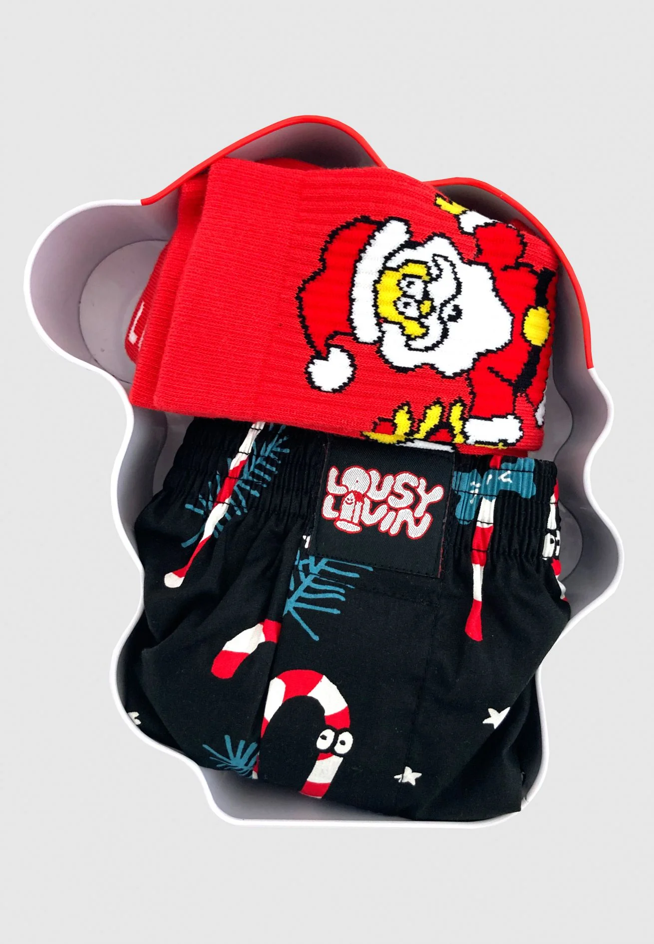 Sugar Sticks & Santa Socks Black Giftbox - Image 3